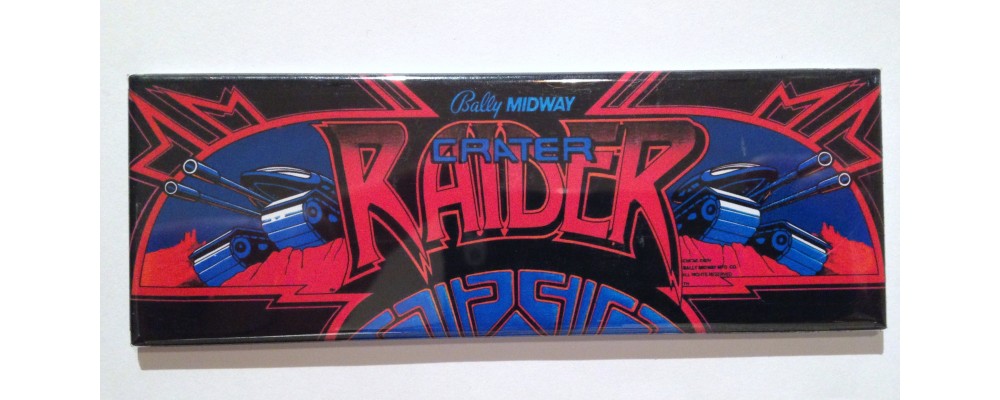 Crater Raider - Marquee - Magnet - Bally/Midway